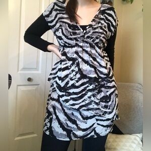 Lily White see through cover up size M